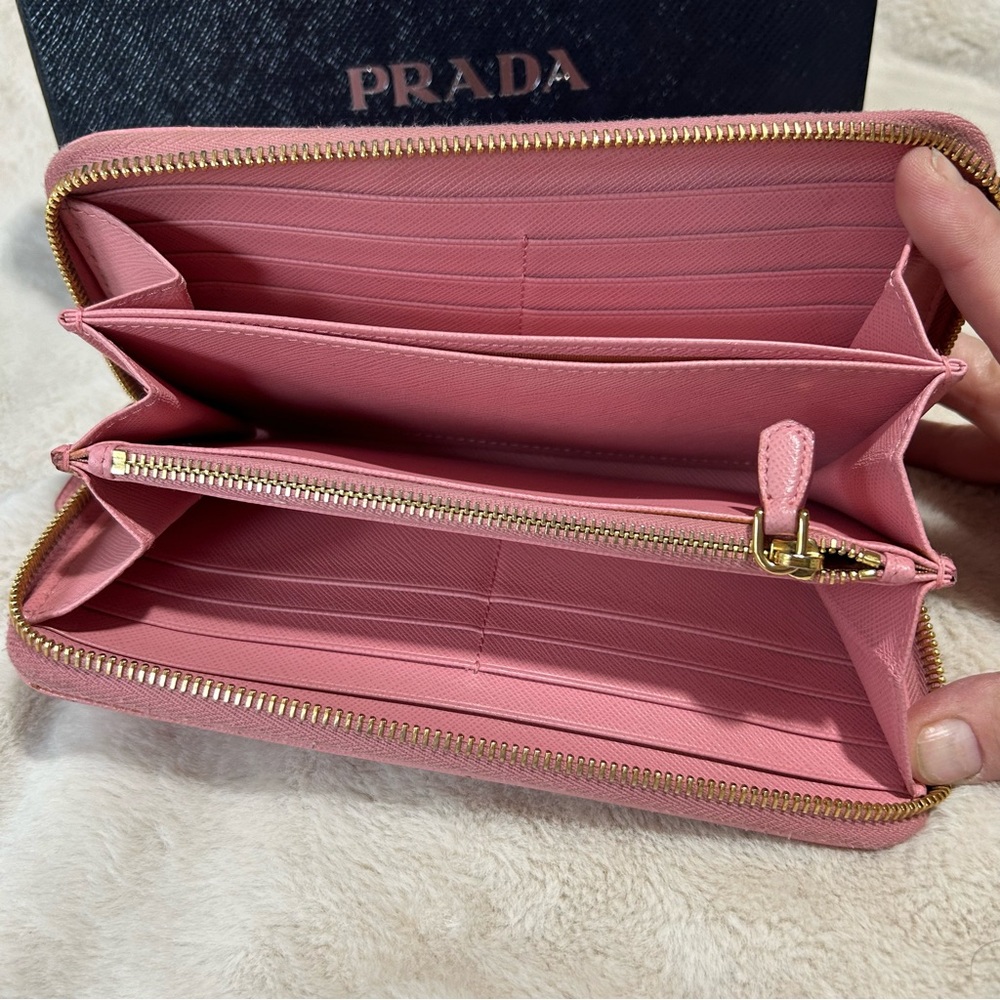 EUC Prada Large Zippy Wallet - Picture 9 of 13